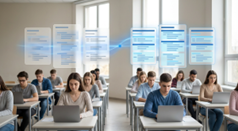 Compare scores to measure improvement